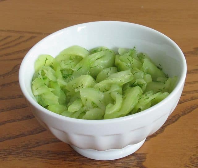 Salad math: Cucumbers + dill = delicious & easy