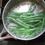 how to parboil or blanch