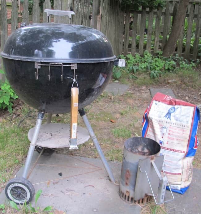 weber kettle, how to grill