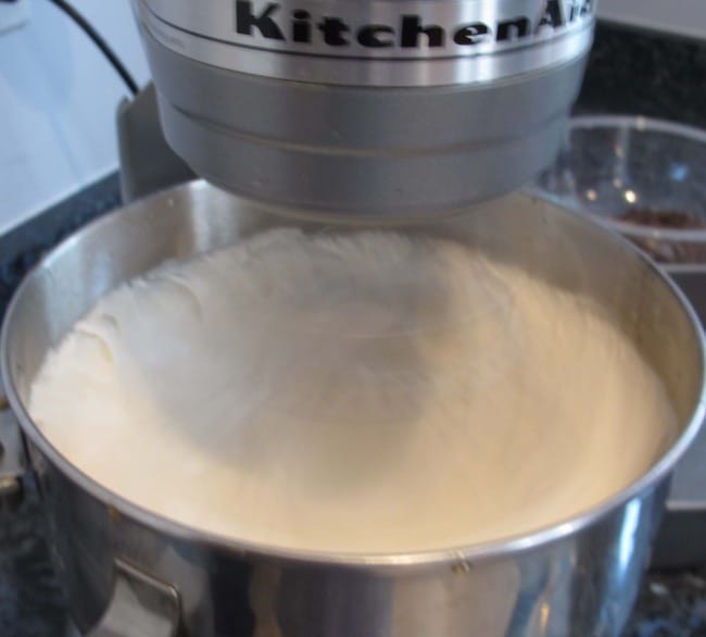 marshmallow mixture expands as it mixes