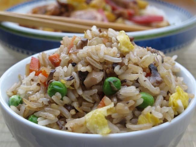 easy vegetarian fried rice