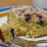 piece of breakfast or brunch cake