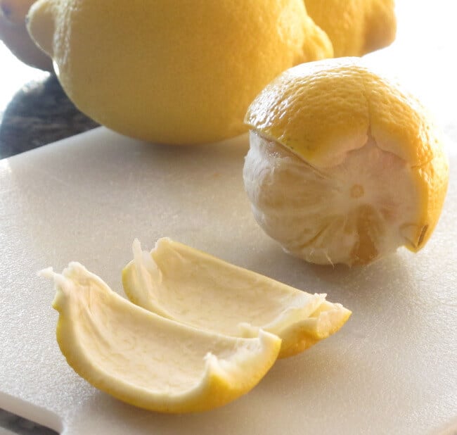 candied lemon peel recipe