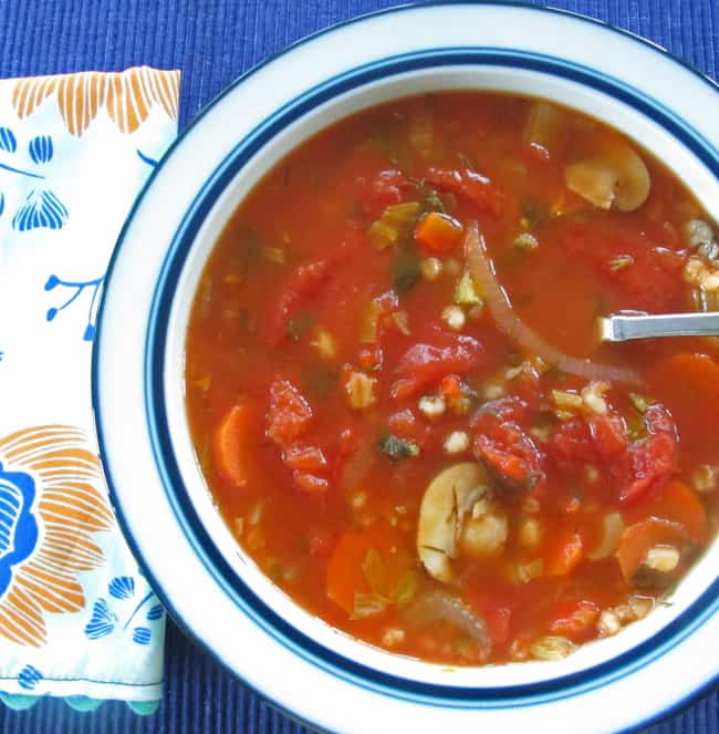 Mushroom Barley Soup