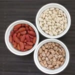3 types of dried beans