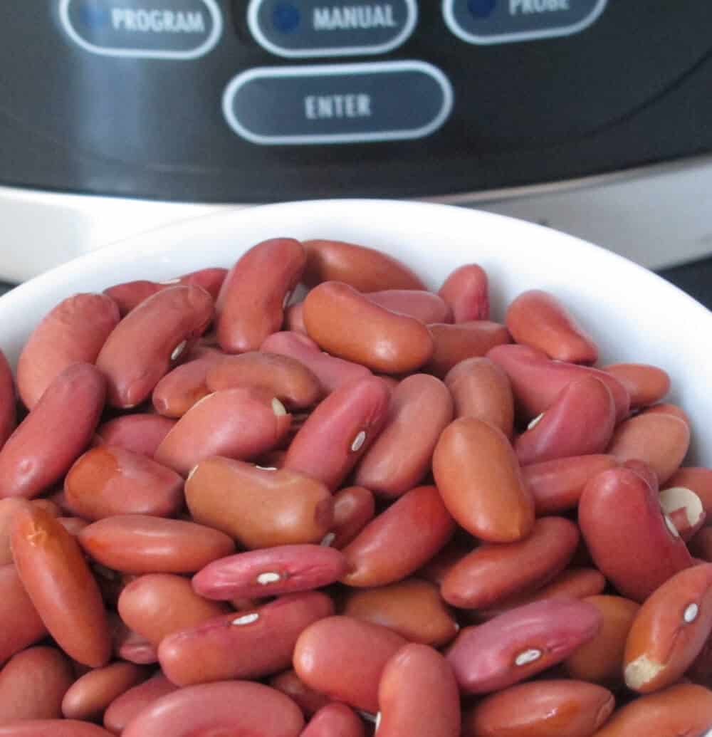kidney beans in front of slow cooker - it is safe to cook beans in a slow cooker?
