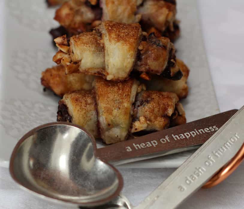 Chocolate cherry rugelach make Valentine's Day - or any day - special.