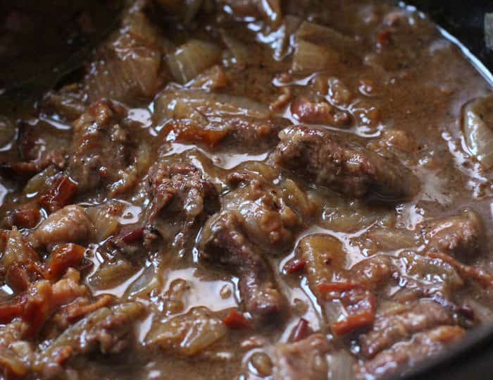 Cooking beef stew is simple - it just requires patience. 
