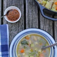 Provencal Vegetable Soup au Pistou