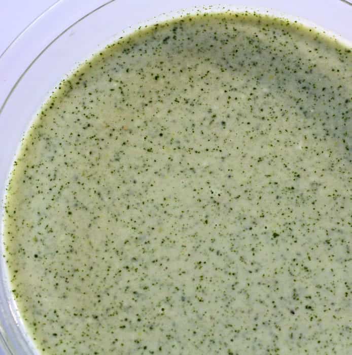 the pureed cucumber yogurt soup, ready to be chilled | Mother Would Know