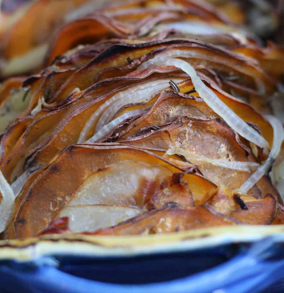 No Fuss No Dairy Potato Onion Casserole