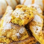 Sugar-Topped Pumpkin Pecan Scones