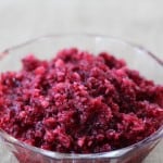 uncooked cranberry-orange relish