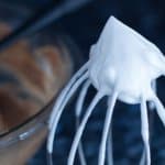 egg whites on beater
