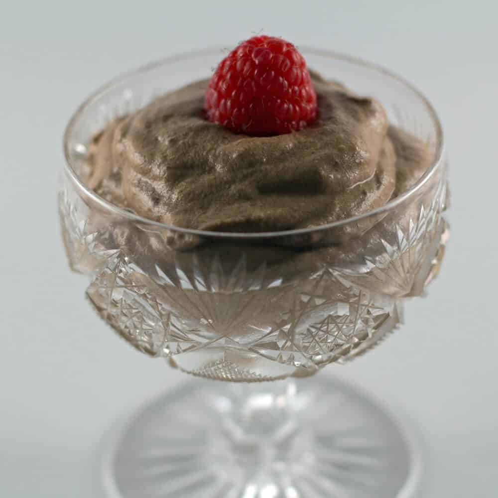 Creamy chocolate mousse is a chocoholic's dream.