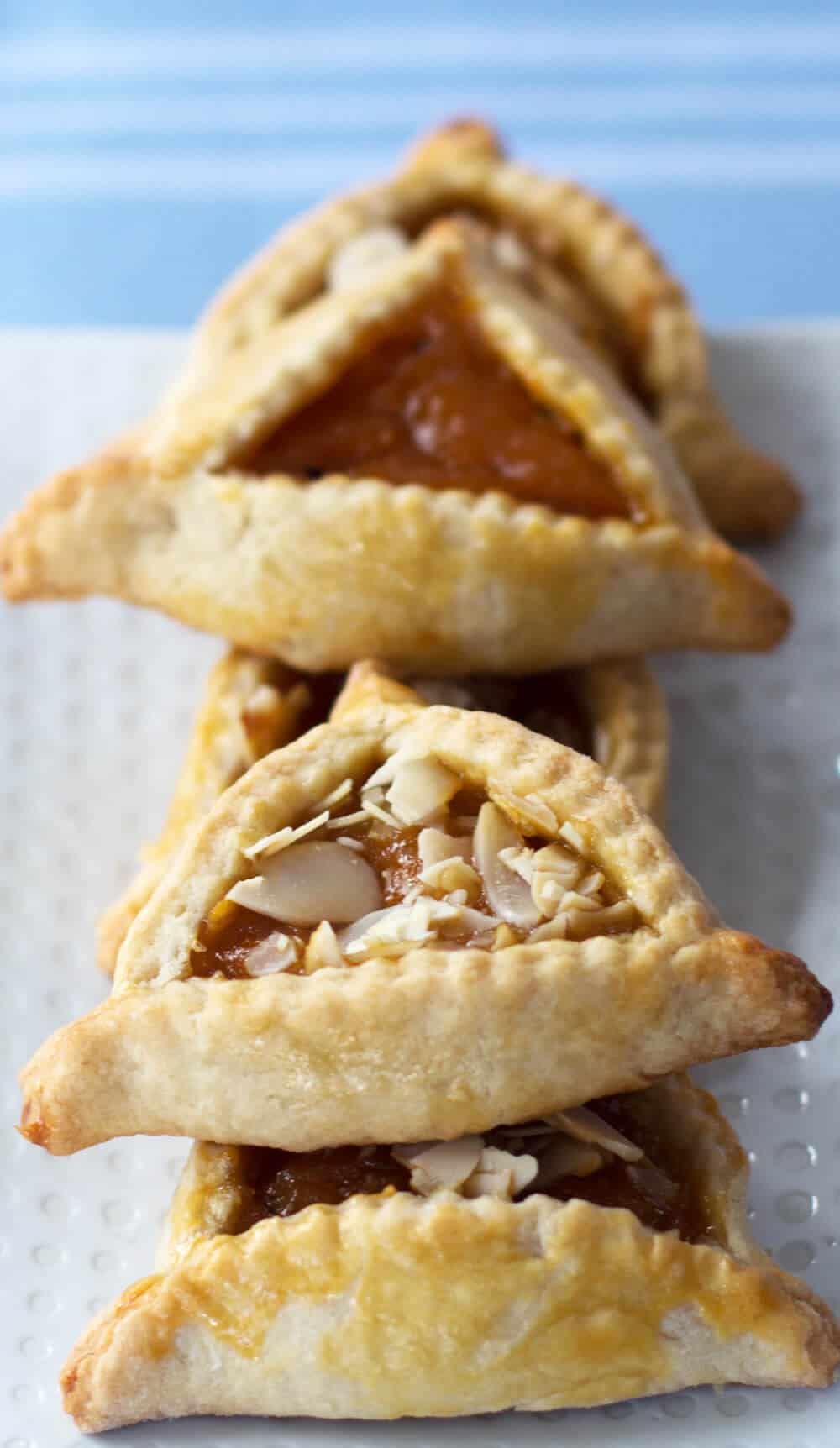 Apricot hamantaschen are a treat for Purim or anytime you want an easy, delicious, fruit-filled cookie | Mother Would Know