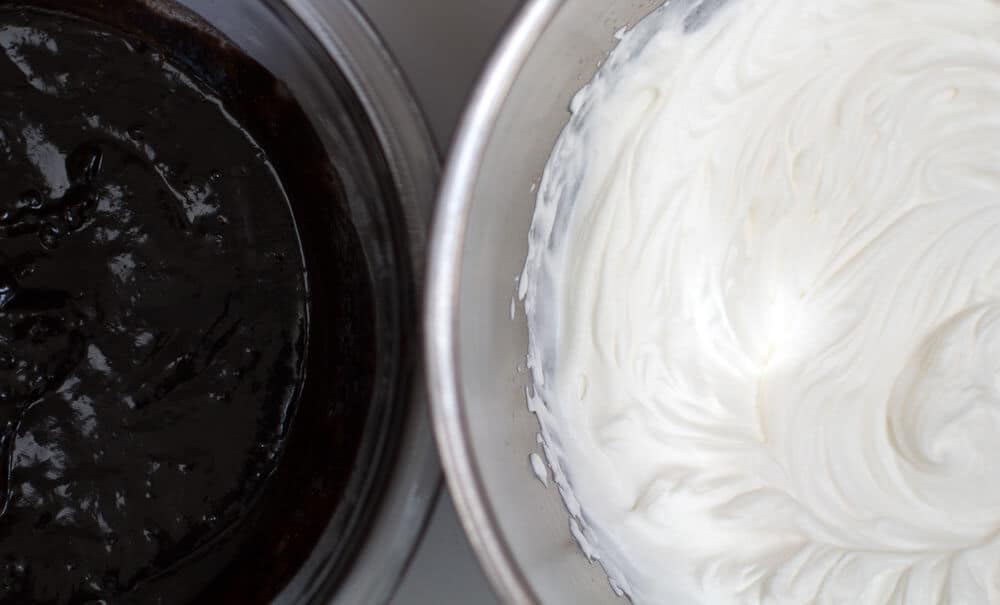 Avocado chocolate pudding and whipping cream ready to mix. | Mother Would Know