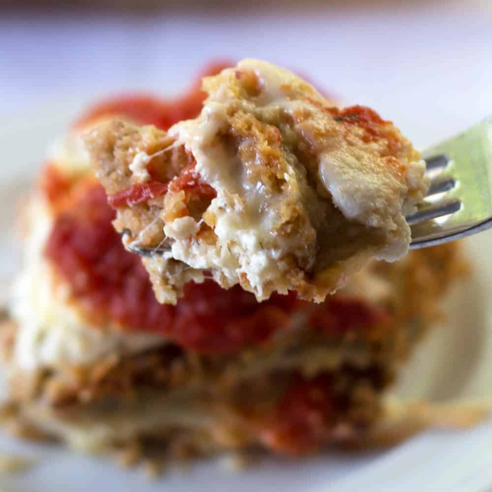 Layered Eggplant Parmigiana