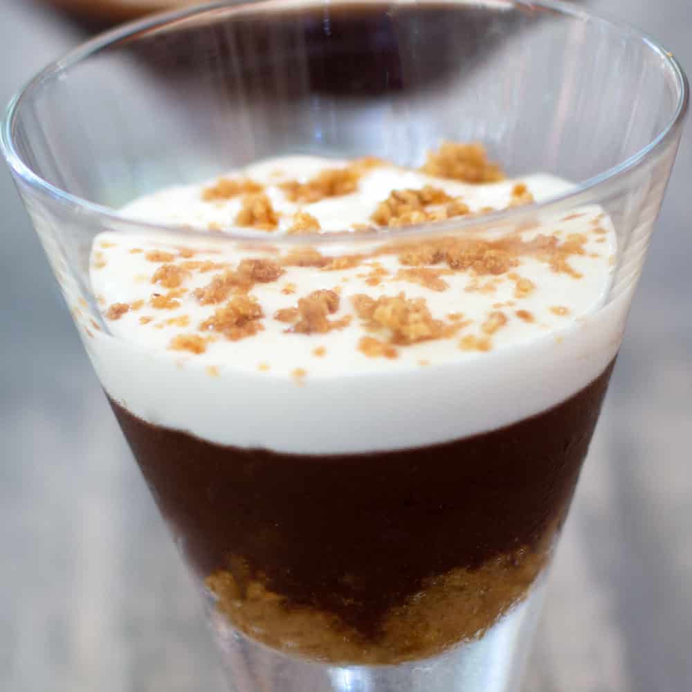 Easy Single Serving Chocolate Amaretti Trifle