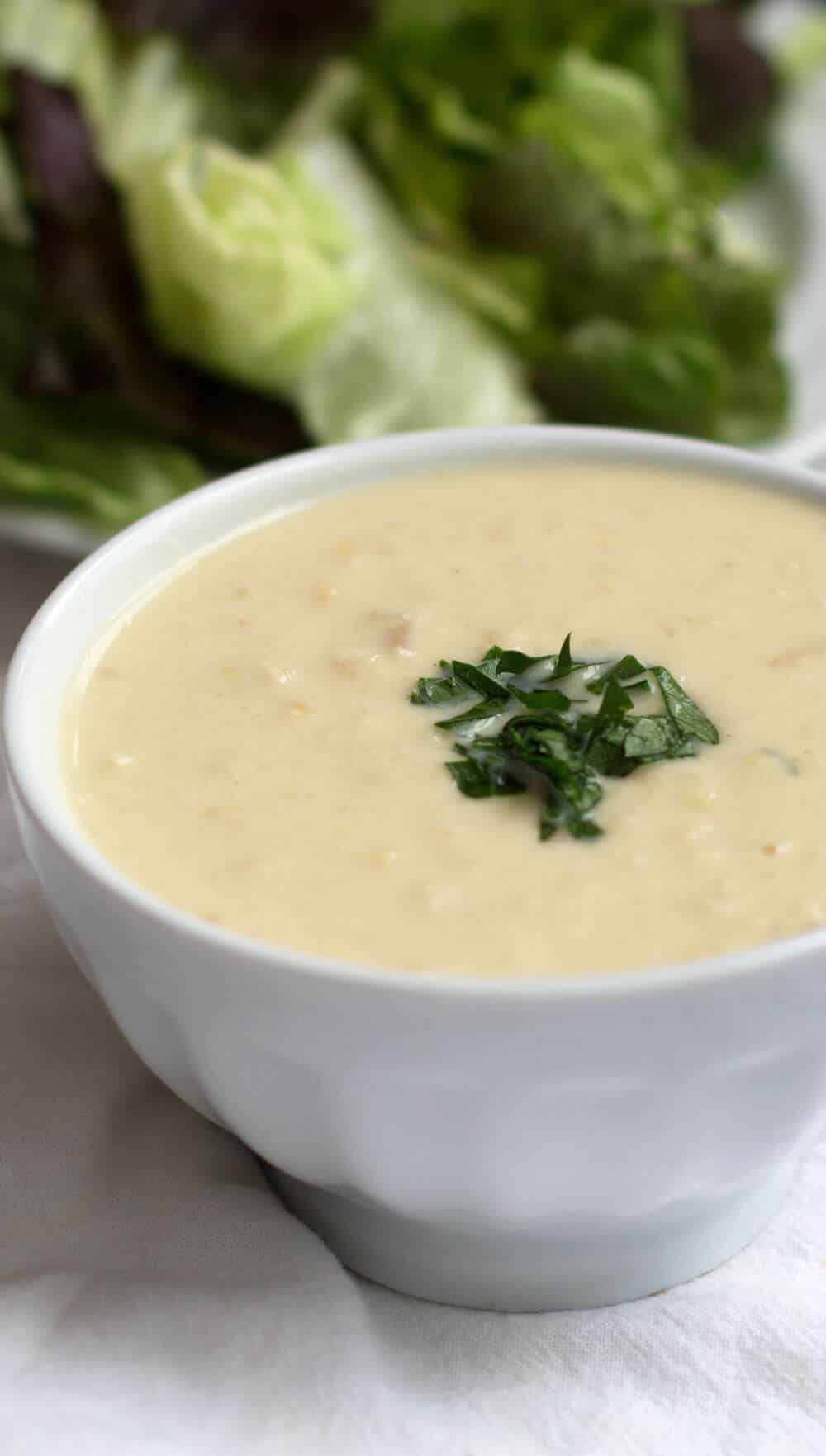 Creamy Corn Chowder - a delicious and simple soup in honor of Father Rick Curry. | Mother Would Know