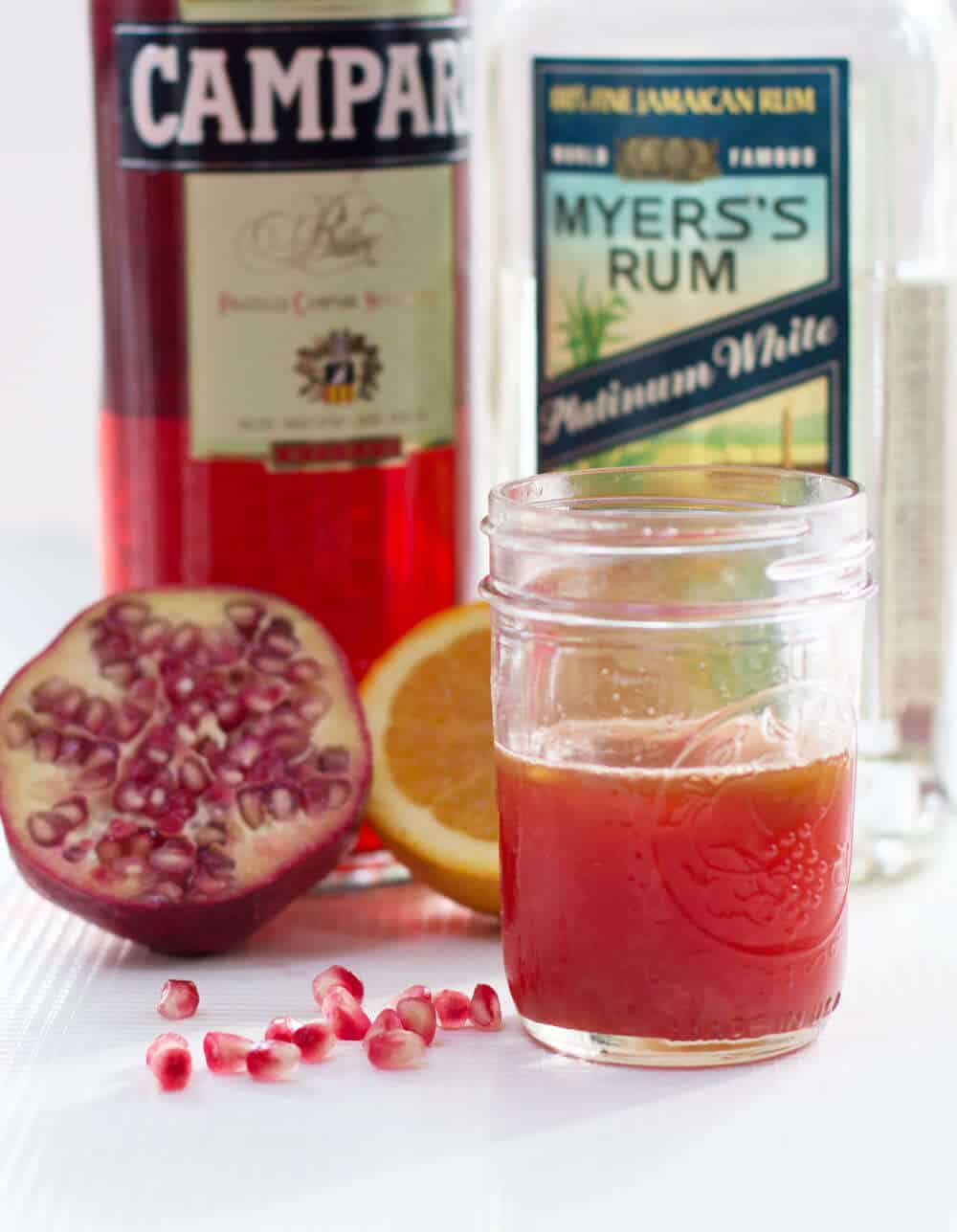 Ingredients for a Halloween Pomegranate Negroni | Mother Would Know