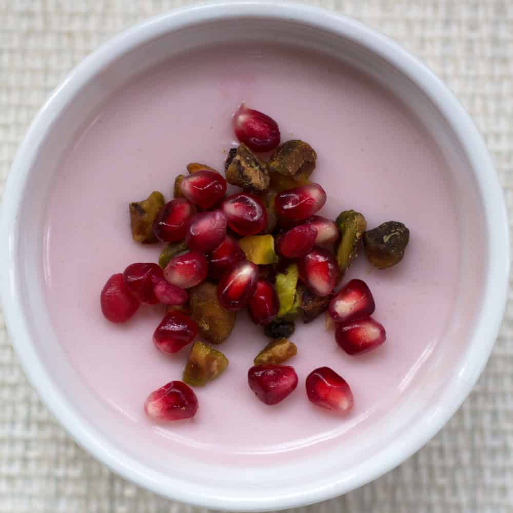 Pomegranate possets are an easy, elegant dessert. | Mother Would Know