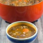 Intensely Flavored Mushroom Barley Soup, packed with umami and perfect on a cold day. | Mother Would Know