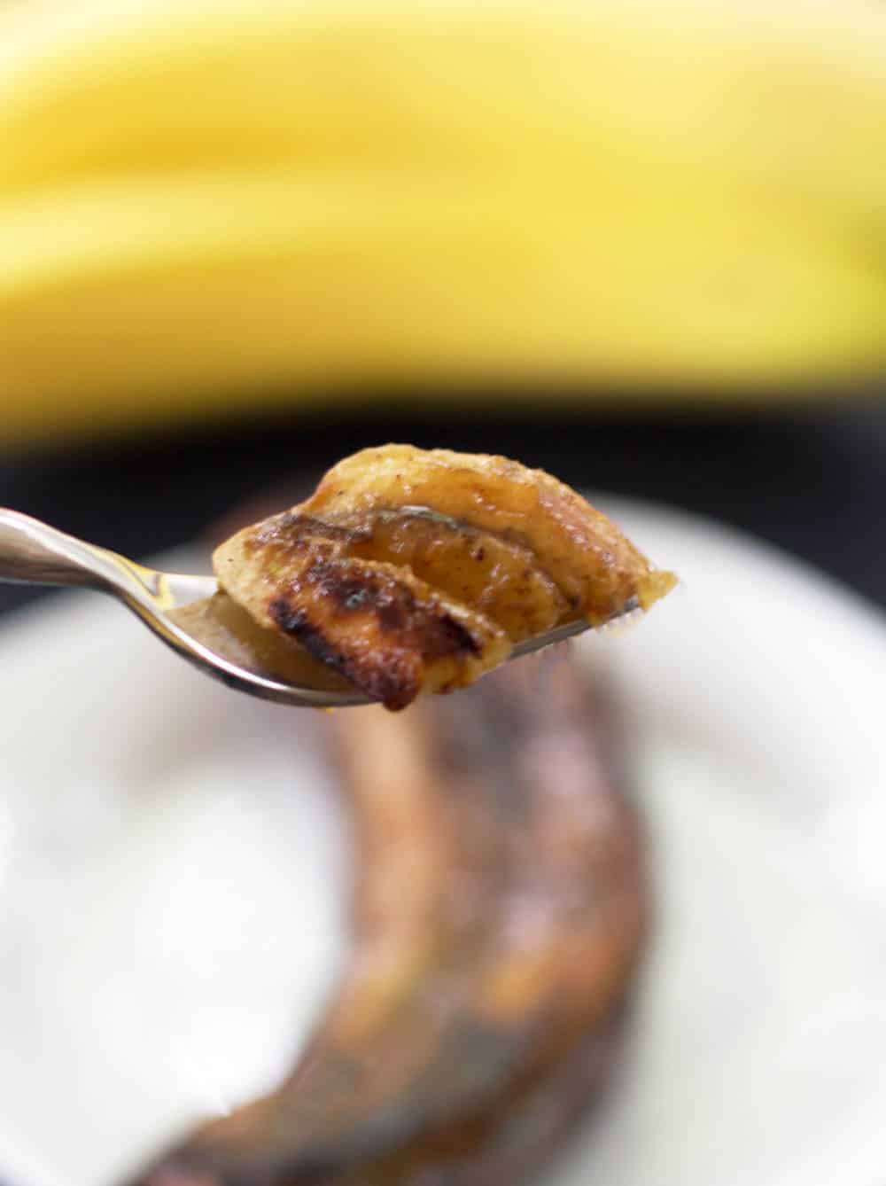 Easy Rum-Glazed Grilled Bananas are simple to prepare and delicious after a big meal.