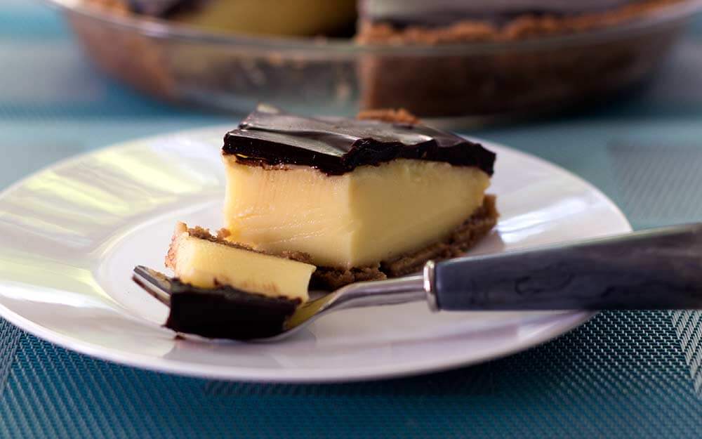 Boston Cream Pie Reinvented as Pie | Mother Would Know