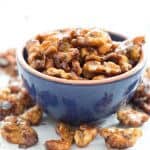 Stovetop candied walnuts are quick and easy to make. | Mother Would Know