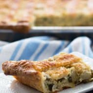 Artichoke Dip Slab Pie, A Holiday Home Run