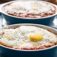 Tuscan Baked Eggs with Vegetables