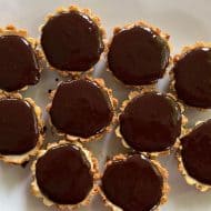 Chocolate-Topped Ricotta Mini Tartlets