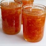 3 jars of Small Batch Ginger Pear Jam