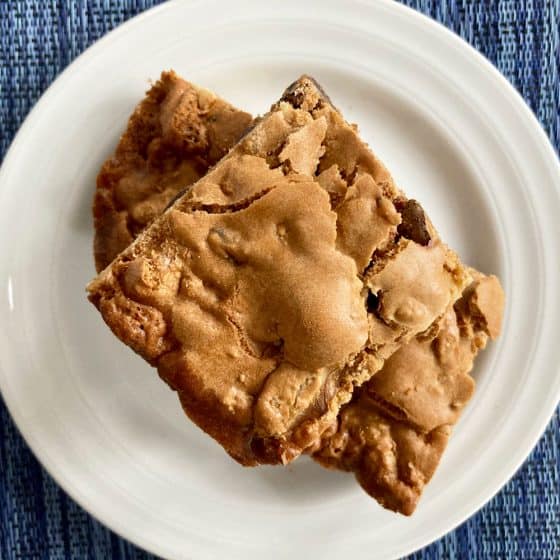 Walnut Chocolate Chip Blondies