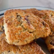 Easy Dried Cranberry Oat Scones